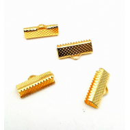 Goud Metalen Veterklem 16mm