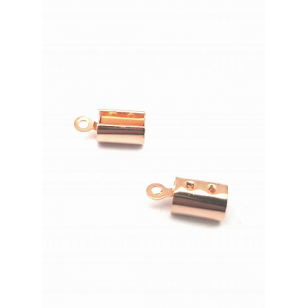 Veter-klem rose gold  4mm
