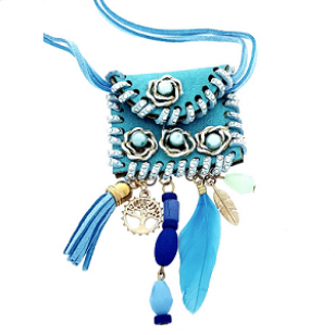 Ketting Tasje Turqouise #2