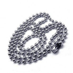 Ketting Fluit RVS Crystal