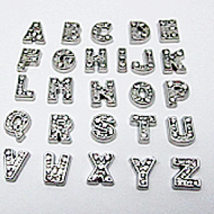 Floating Charms Letter Strass 7mm