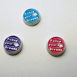 Follow your dreams - Lockets charms