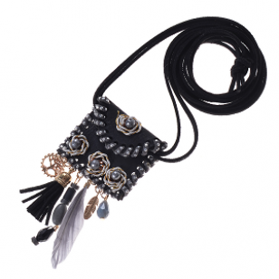 Ketting-Mini-Tasje-Zwart