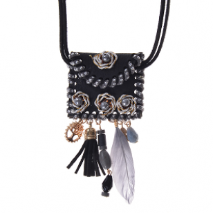 Ketting-Mini-Tasje-Zwart