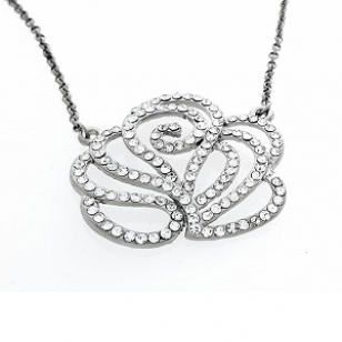 Ketting Roos & Oorbellen 