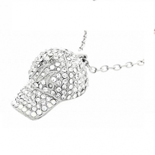 Ketting Cap bezet Swarovski Ketting Cap bezet Swarovski