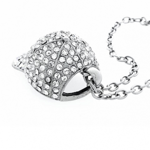 Ketting Cap bezet Swarovski Ketting Cap bezet Swarovski