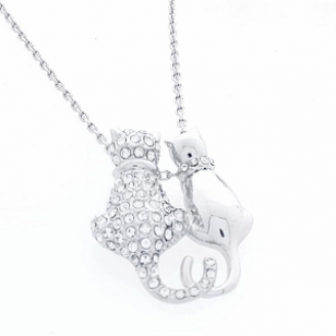 Set Poes/Kat stel Kristal