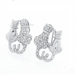 Set Poes/Kat stel Kristal