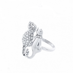 Set Poes/Kat stel Kristal