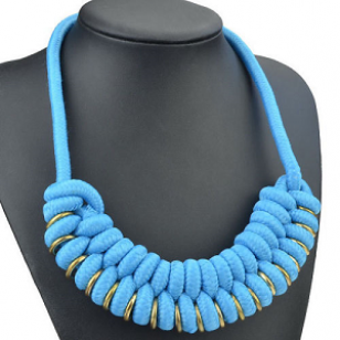 Ketting-Geknoopt-Blauw