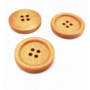 Houten Knop naturel hout  25mm