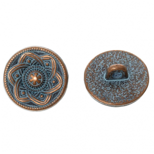 Knoop Bloem Patina 15mm
