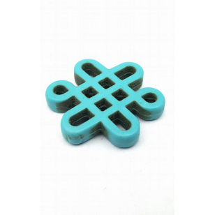 Kraal Chinese Knot Howliet Turqouise
