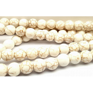 Kralen Howliet Wit 14mm