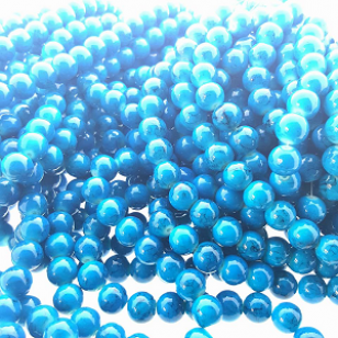 Kralen-Glas-10mm-89x-Dodgerblue