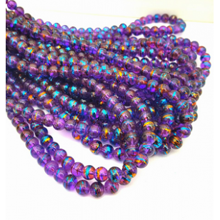 Glas kralen 8 mm - streng 106 stuks