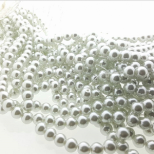 Glas Parel Antiek Wit 10mm