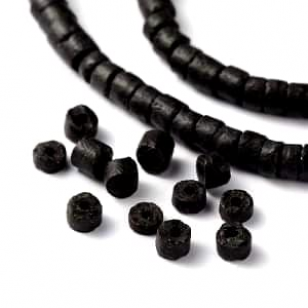 Kralen Coconut Kokos Zwart 4mm