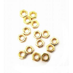 Kraal Moer 9x4mm goud