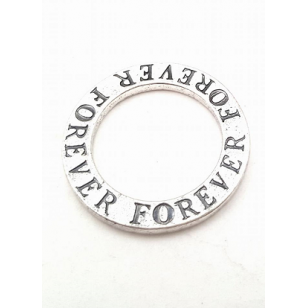 Ring met tekst Forever