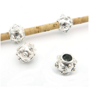 Kralen-Spike-3mm-zilverkleur