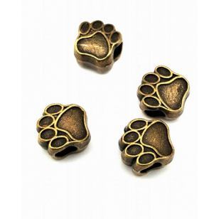 Kraal Honden poot brons 10x