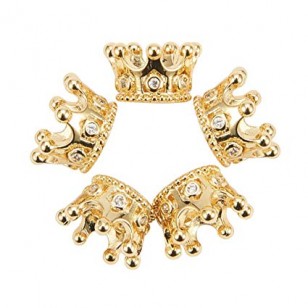 Kraal Kroon Zirkonia Goud - Clear