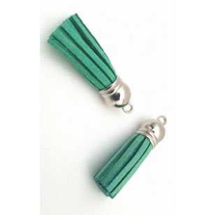 Kwast Suede Zeegroen 4cm