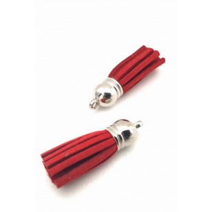 Kwastje Suede Bordeaux