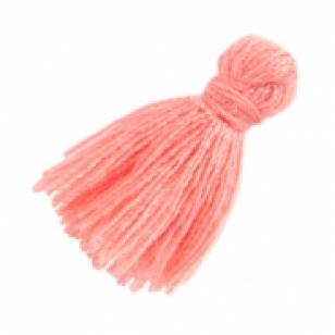 Katoen Kwastje 3.5 cm - Coral 