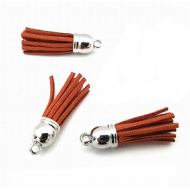 Kwastje Roestbruin 4cm