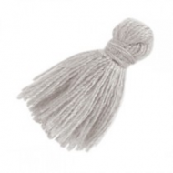 Katoen Kwastje Grijs - 3cm