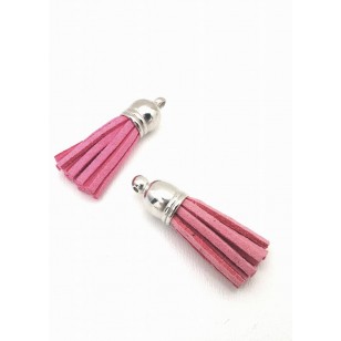 Kwastje Licht Roze 4cm