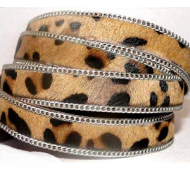 Leer-Tijgerprint-15mm-ketting