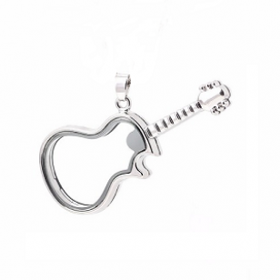 Hanger Gitaar Locket rvs