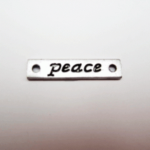 Tussenstuk Peace 25x7mm
