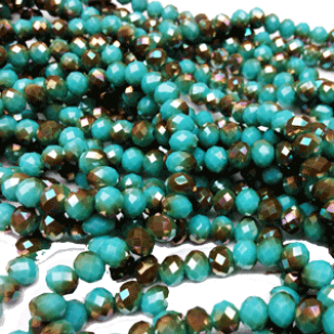 Kralen Facet AB rondel 6x4mm