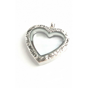 Memory Locket - bewerkt Hart 