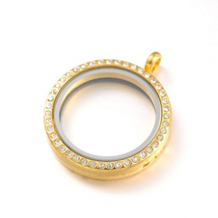 Memory Hanger Goud strass