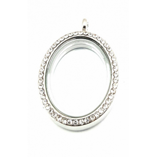 Memory Locket - Ovaal Rvs
