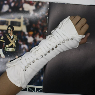 Handschoen MJ Zwart/Wit