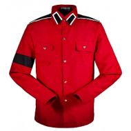 Overhemd MJ rood XL