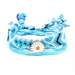 Armband set 3 Bohemian Daisy