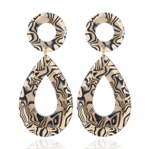 Oorbellen-Acetate-Kaki