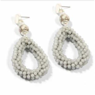 Oorbellen-Crystal-Mat-Grijs