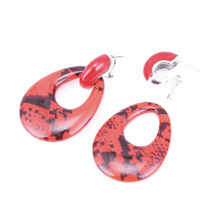 Oorbellen-Wisselbaar-Rood