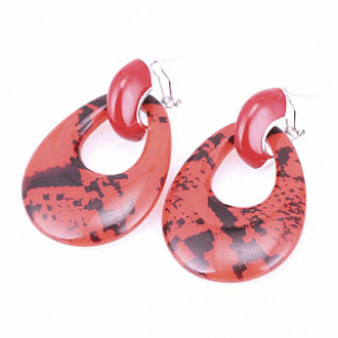 Oorbellen-Wisselbaar-Rood