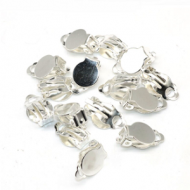 Oorbellen Clips Zilver 10mm