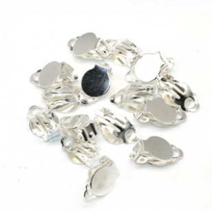 Oorbellen Clips Zilver 10mm